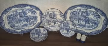 سرویس کیک خوری و دو عدد دیس تزئینی اصل ژاپن