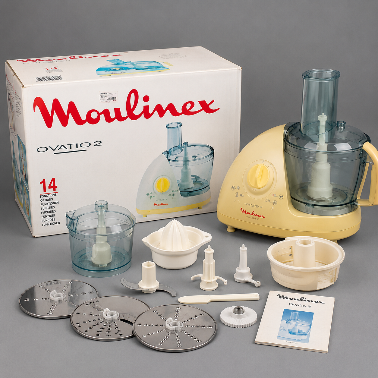غذاساز چند کاره مولینکس فرانسهMoulinex Ovatio 2 مدل AAT3R8